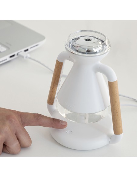 Humidificateur Diffuseur d'Arômes et Chargeur Sans Fil 3 en 1 Misvolt InnovaGoods