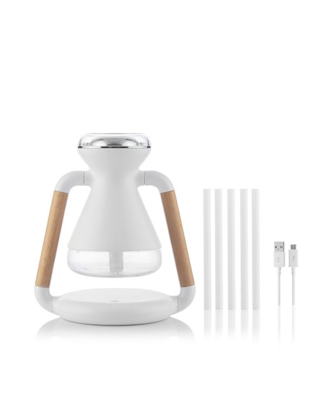 Humidificateur Diffuseur d'Arômes et Chargeur Sans Fil 3 en 1 Misvolt InnovaGoods