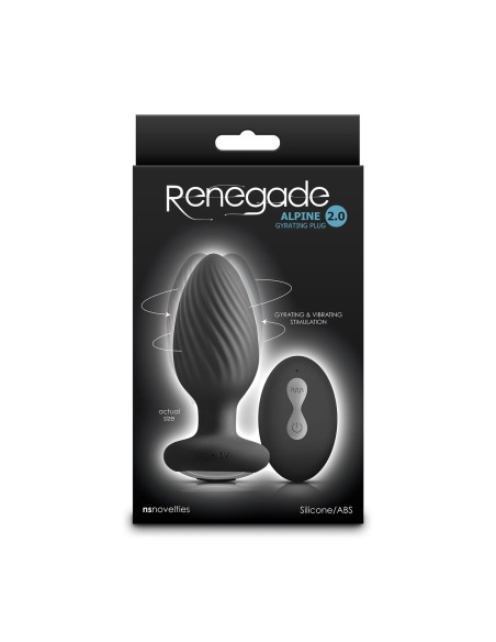 Plug Vibrant Anal NS Novelties Alpine 2.0 Noir
