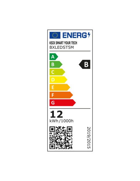Bandes LED KSIX 12W Noir (5 m)