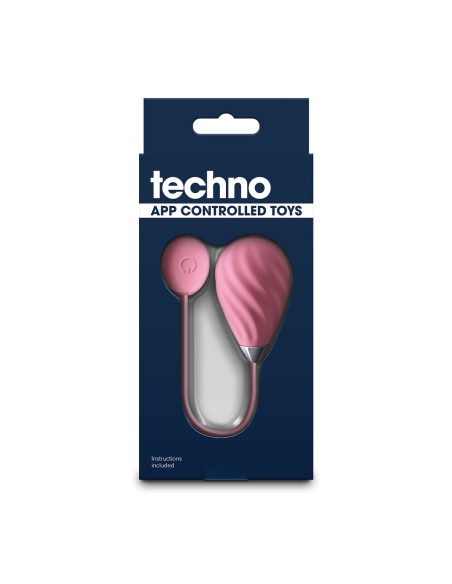 Œufs vibromasseur NS Novelties Techno Kandi Rose
