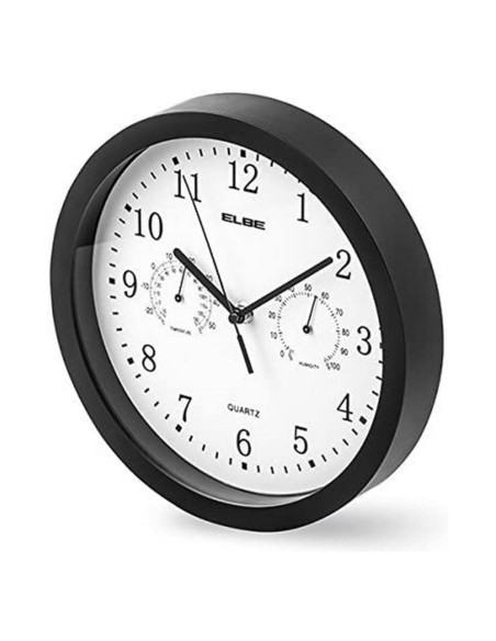 Horloge Murale ELBE RP-1005-N Blanc/Noir