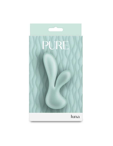 Vibration de Stimulation Double NS Novelties Pure Luna Vert