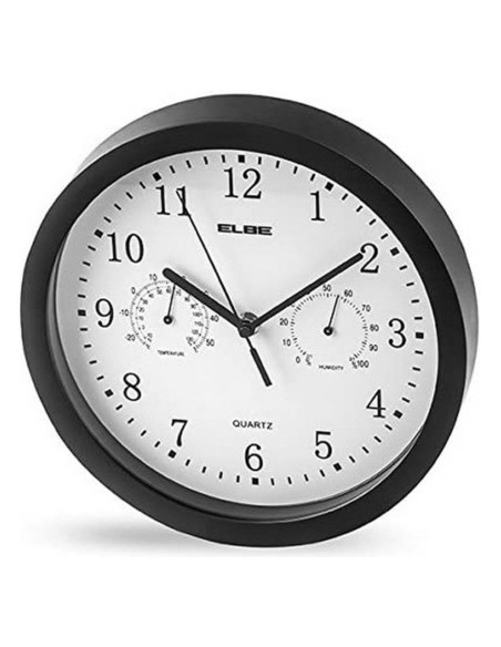 Horloge Murale ELBE RP-1005-N Blanc/Noir
