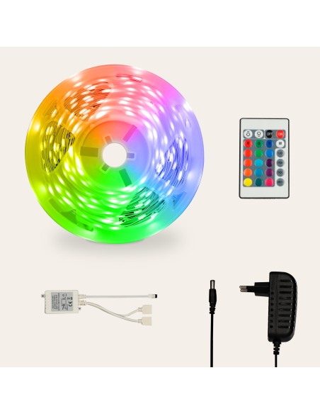 Bandes LED KSIX 1 24W Noir B (10 m)