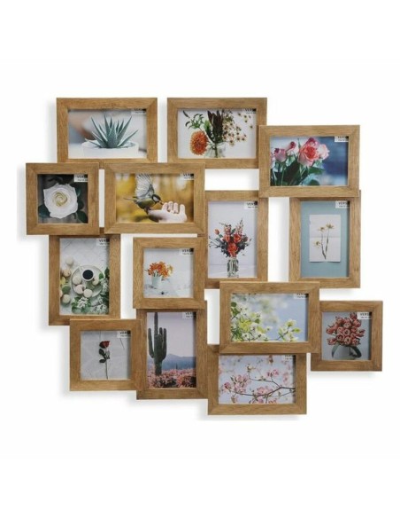 Cadre Photos Versa VS-22130024 Multiple Bois (2,5 x 65 x 58,5 cm) (65 x 58 cm)