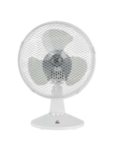 Ventilateur de Bureau Grupo FM 65786 25 W Ø 23 cm Blanc