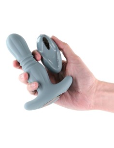 Plug Vibrant Anal NS Novelties Gemini Gris 2