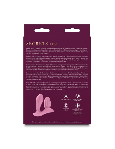 Vibromasseur anal NS Novelties Secrets Bleu