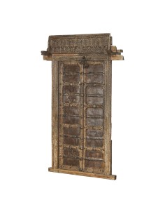 Figure décorative de jardin Home ESPRIT Marron bois de teck 120 X 46 X 190 cm Porte