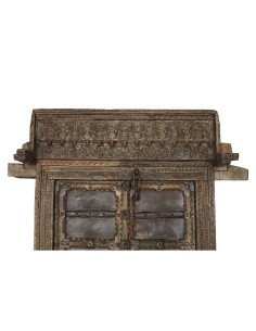 Figure décorative de jardin Home ESPRIT Marron bois de teck 120 X 46 X 190 cm Porte 2