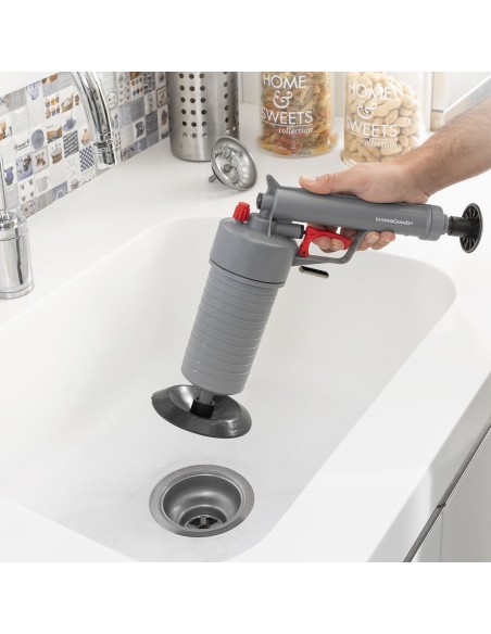 Pistolet Déboucheur à Air Comprimé Universel avec Adaptateurs KlinGun InnovaGoods