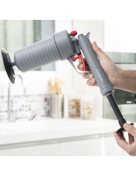 Pistolet Déboucheur à Air Comprimé Universel avec Adaptateurs KlinGun InnovaGoods