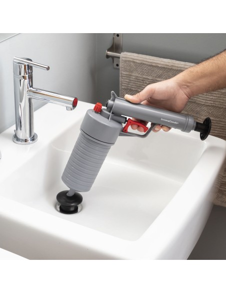 Pistolet Déboucheur à Air Comprimé Universel avec Adaptateurs KlinGun InnovaGoods