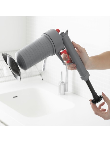 Pistolet Déboucheur à Air Comprimé Universel avec Adaptateurs KlinGun InnovaGoods