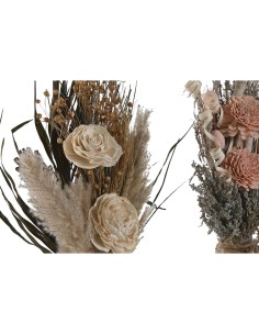 Branche Home ESPRIT Multicouleur Naturel Verre Fleur séchée 20 x 10 x 50 cm (3 Unités) 2
