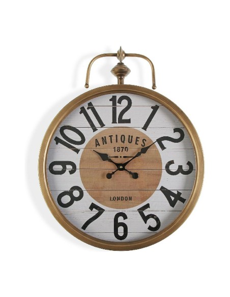 Horloge Murale Versa Antiques Métal (6 x 60 x 48 cm)
