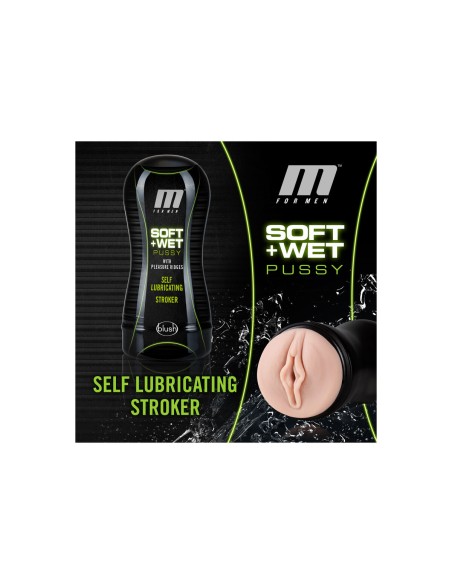 Masturbateur Blush M for Men Soft & Wet Stroker Vanilla