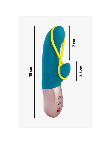 Vibration de Stimulation Double Fun Factory Amorino Bleu