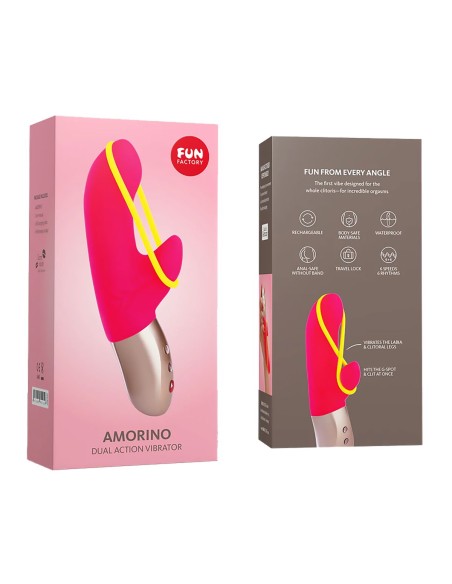 Vibration de Stimulation Double Fun Factory Amorino Rose