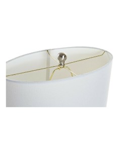 Lampe de bureau DKD Home Decor 8424001806843 Blanc Doré Argenté Métal 60 W 220 V 40 x 22 x 64 cm 2