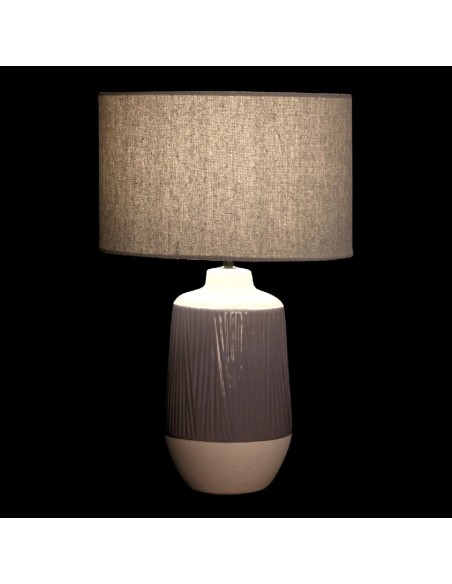 Lampe de bureau DKD Home Decor Polyester Porcelaine 220 V 40 W (2 pcs) (35 x 35 x 53 cm)