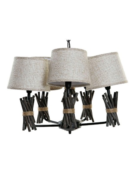 Suspension DKD Home Decor Polyester Métal (55 x 55 x 100 cm)