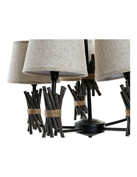 Suspension DKD Home Decor Polyester Métal (55 x 55 x 100 cm)