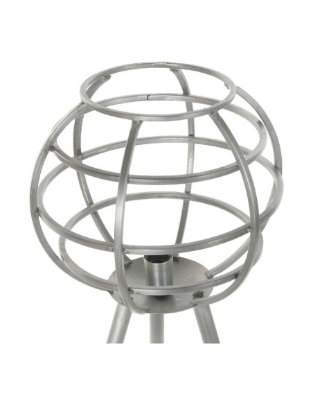 Lampe de bureau DKD Home Decor Métal Gris foncé (50 x 50 x 98 cm)