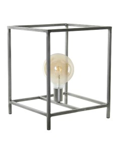 Lampe de bureau DKD Home Decor Métal Gris foncé (33 x 33 x 40 cm)
