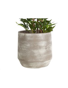 Cache-pot Romimex Gris Céramique 34 x 34 x 34 cm