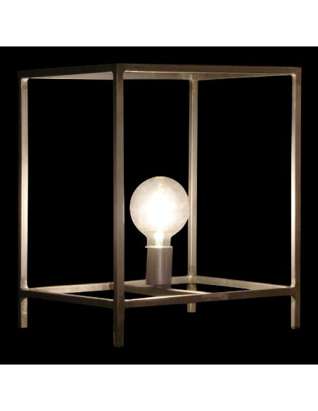 Lampe de bureau DKD Home Decor Métal Gris foncé (33 x 33 x 40 cm)