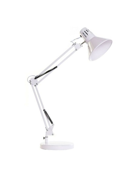 Lampe de bureau DKD Home Decor Blanc Métal (22 x 39 x 69 cm)