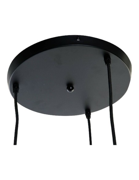 Suspension DKD Home Decor Blanc Noir Métal Verre 220 V (40 x 40 x 80 cm)