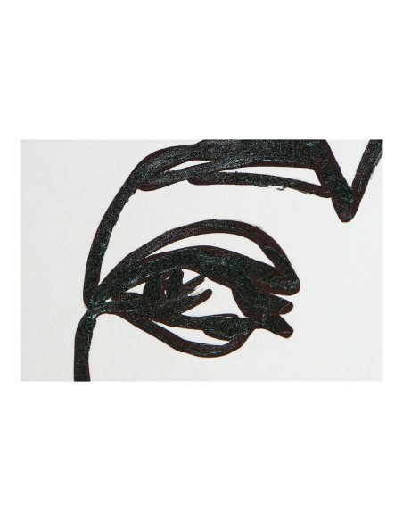 Cadre DKD Home Decor Eye Abstrait 80 x 3 x 120 cm Scandinave (2 Unités)