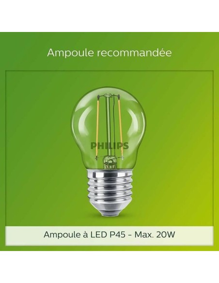 Lampe Philips Luminarias de exterior Anthracite E27 230 V 2700 K