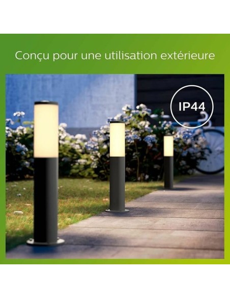 Lampe Philips Luminarias de exterior Anthracite E27 230 V 2700 K