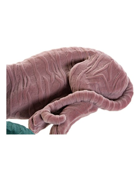 Figurine Décorative DKD Home Decor 36 x 17,5 x 13,3 cm Tigre Vert Résine Rose clair Flocage