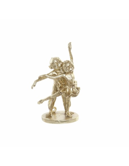 Figurine Décorative DKD Home Decor FZ-95015 18,5 x 11,2 x 29,5 cm Doré Résine Colonial Singe