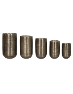 Cache-pot Home ESPRIT Cuivre Aluminium Moderne 50 x 50 x 89 cm 50 x 51 x 89 cm