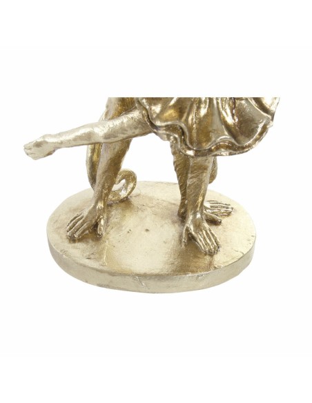 Figurine Décorative DKD Home Decor FZ-95015 18,5 x 11,2 x 29,5 cm Doré Résine Colonial Singe