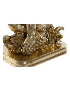 Figurine Décorative DKD Home Decor Doré Résine Colonial Feuille d'une plante 16,5 x 10,6 x 22,5 cm 2