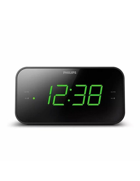 Pendule Réveil Philips Noir