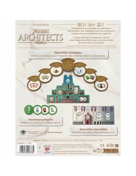Jeu de société Asmodee 7 Wonders : Architects