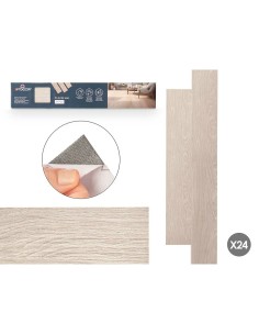 Autocollants Parquet Gris 24 Unités