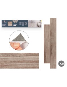 Autocollants Parquet Gris 24 Unités