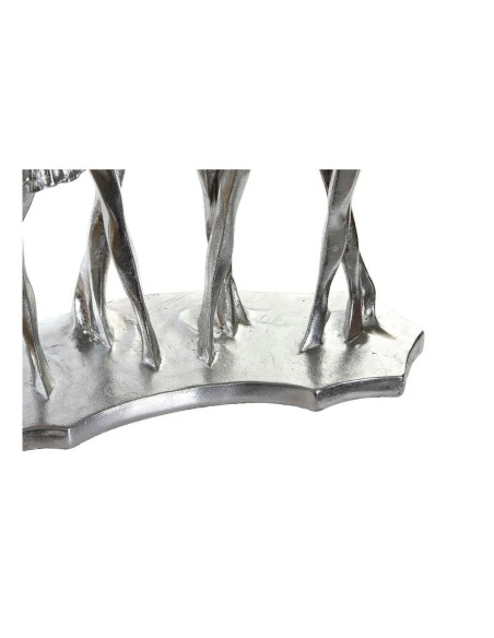 Figurine Décorative DKD Home Decor 33,5 x 14,5 x 32 cm Argenté Doré Résine Danseuse Classique