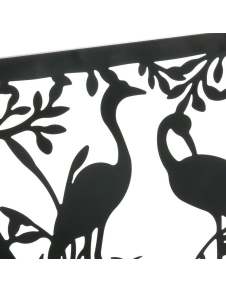 Figurine Décorative DKD Home Decor 96 x 1 x 50 cm Noir Oiseaux (2 Unités)
