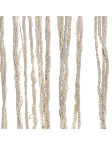 Décoration Suspendue DKD Home Decor Ethnique Noir Crème Géométrique Boho 46 x 1 x 64 cm (2 Unités)