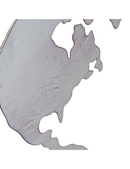 Figurine Décorative DKD Home Decor Mappemonde Noir Cuivre Blanc 60 x 1 x 60 cm (3 Pièces)